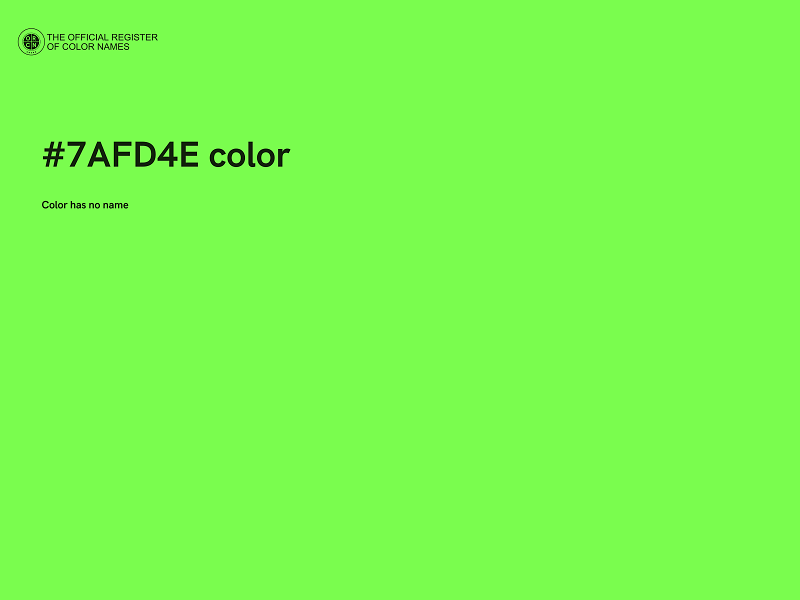 #7AFD4E color image