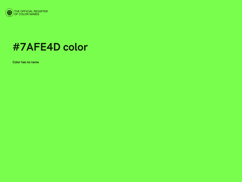 #7AFE4D color image