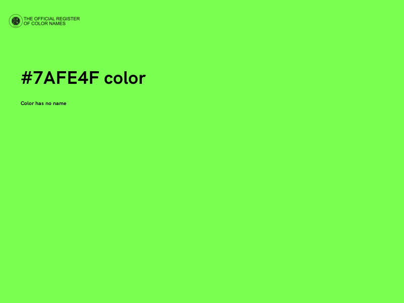 #7AFE4F color image