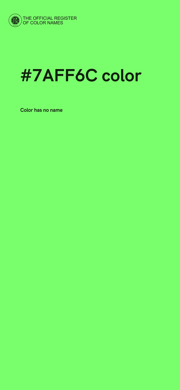 #7AFF6C color image