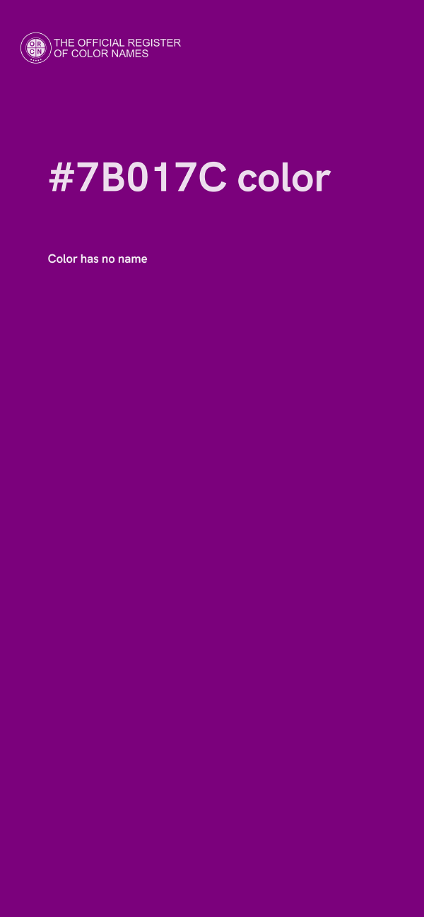 #7B017C color image