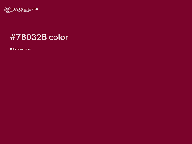 #7B032B color image