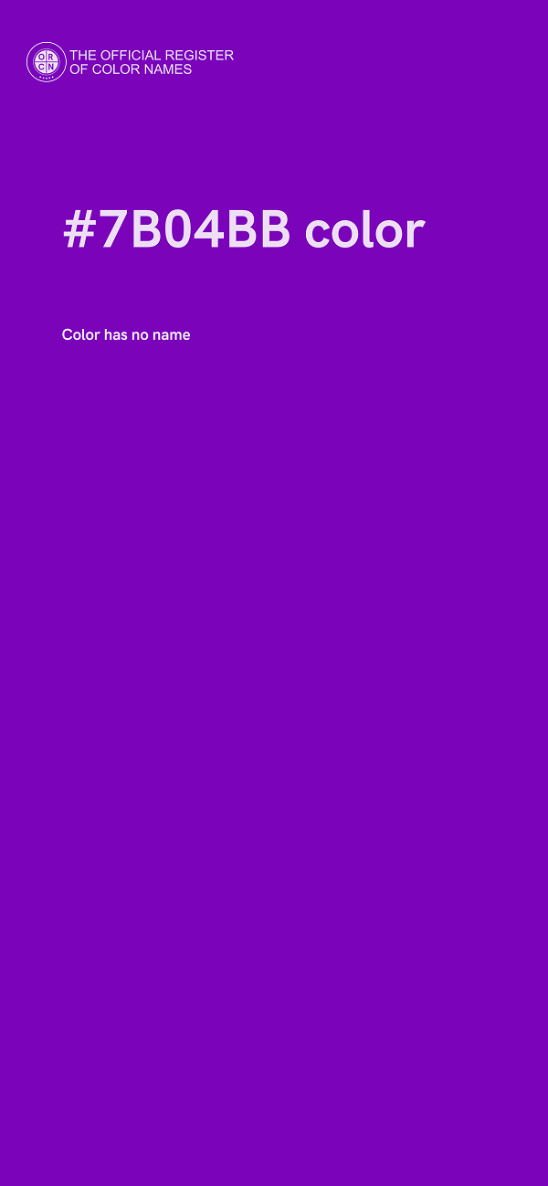 #7B04BB color image