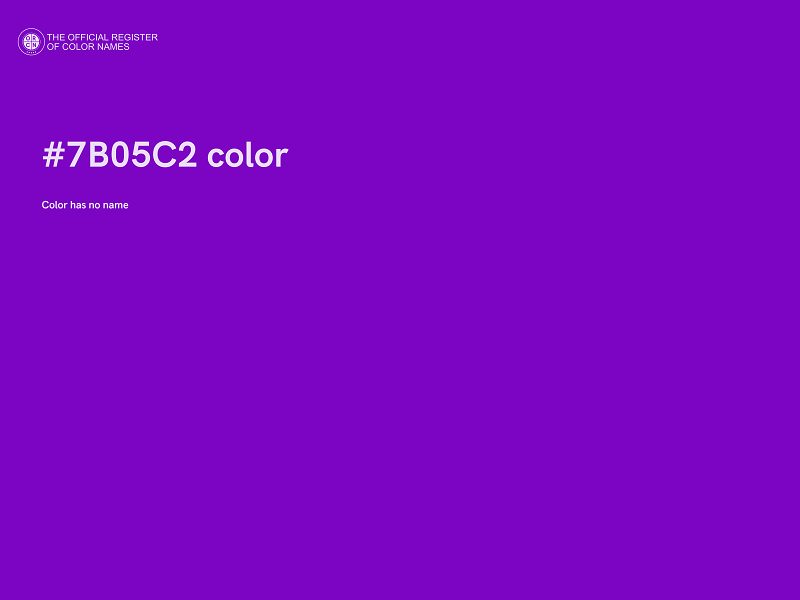 #7B05C2 color image