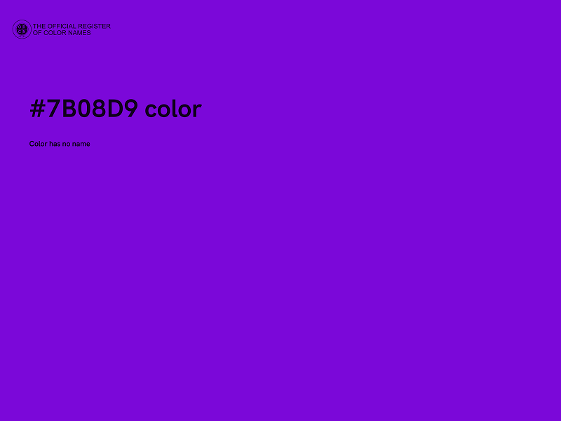 #7B08D9 color image