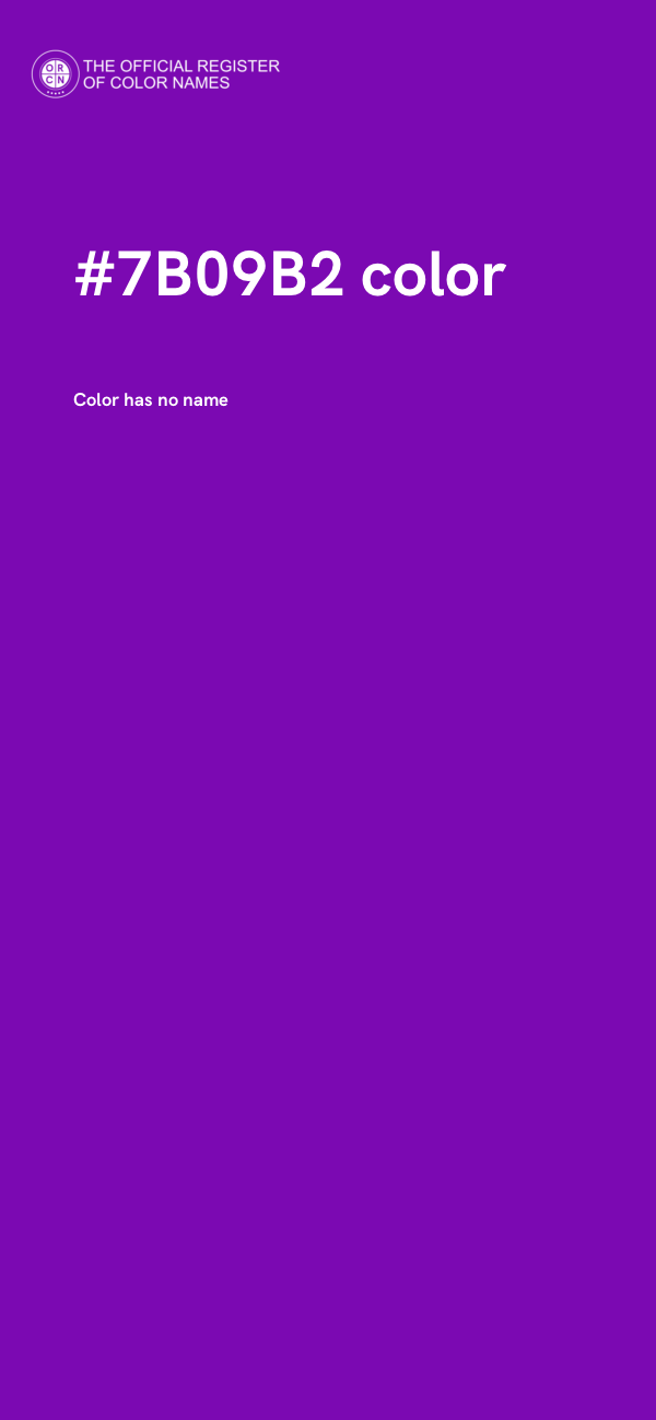 #7B09B2 color image