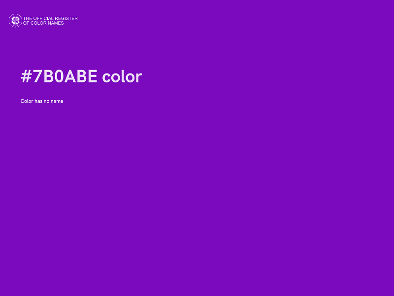 #7B0ABE color image