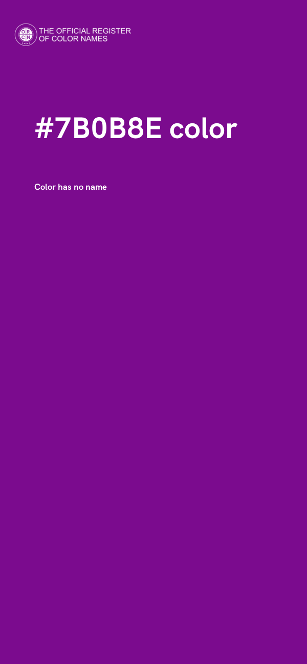 #7B0B8E color image