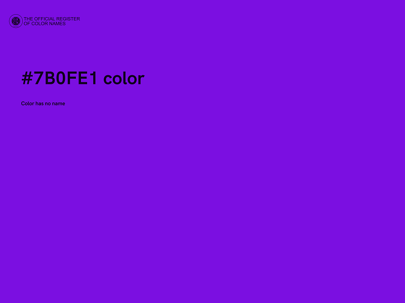 #7B0FE1 color image