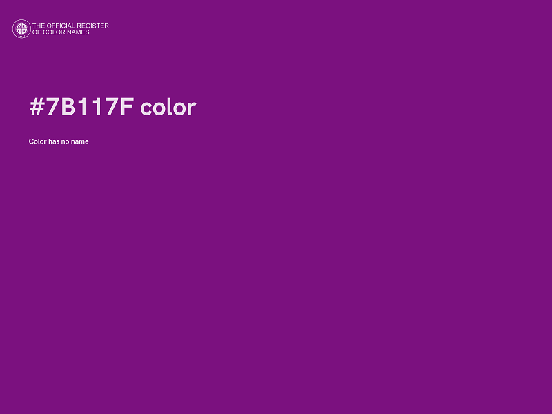 #7B117F color image