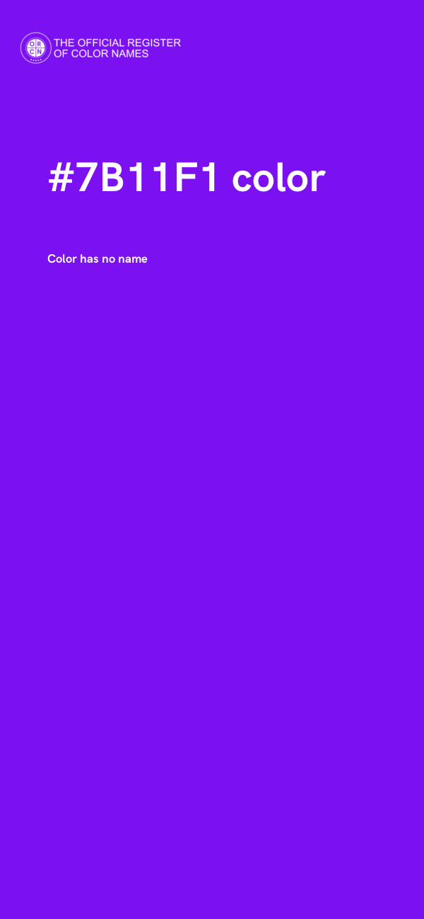 #7B11F1 color image
