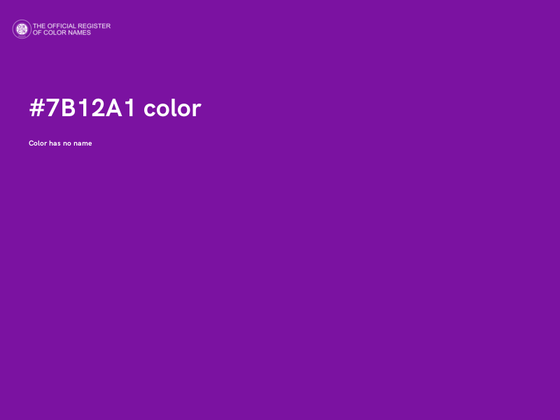 #7B12A1 color image