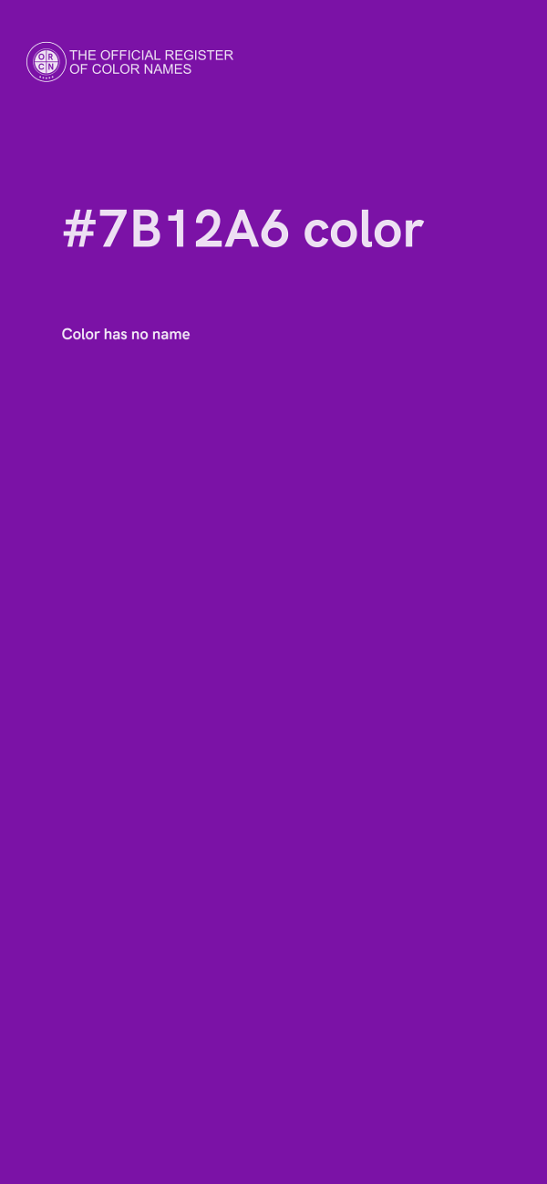 #7B12A6 color image