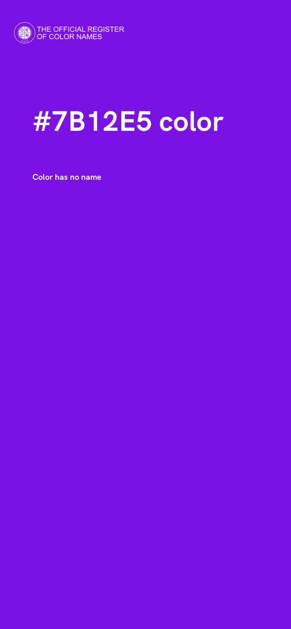 #7B12E5 color image