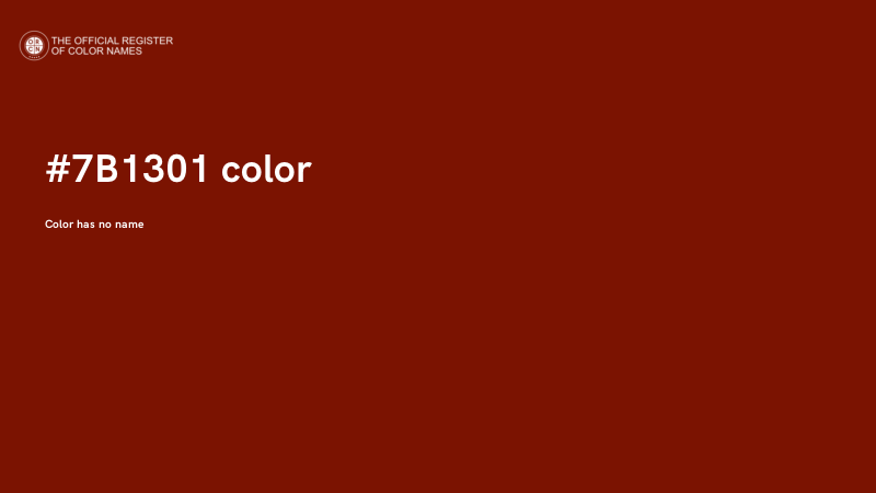 #7B1301 color image