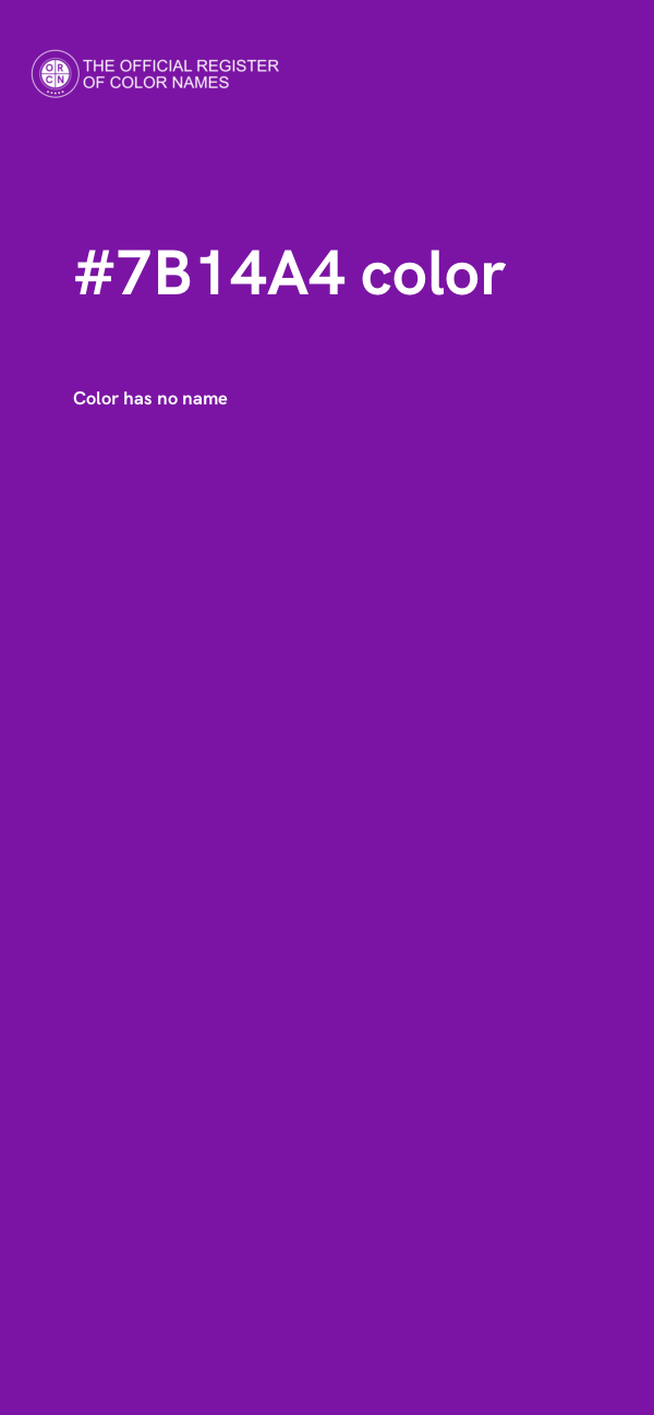 #7B14A4 color image