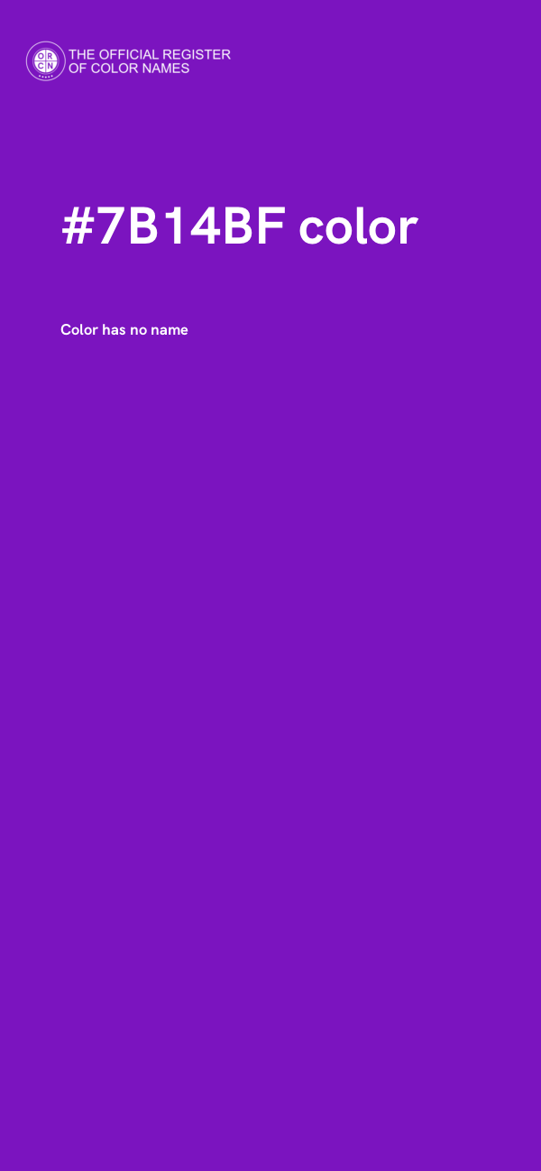 #7B14BF color image
