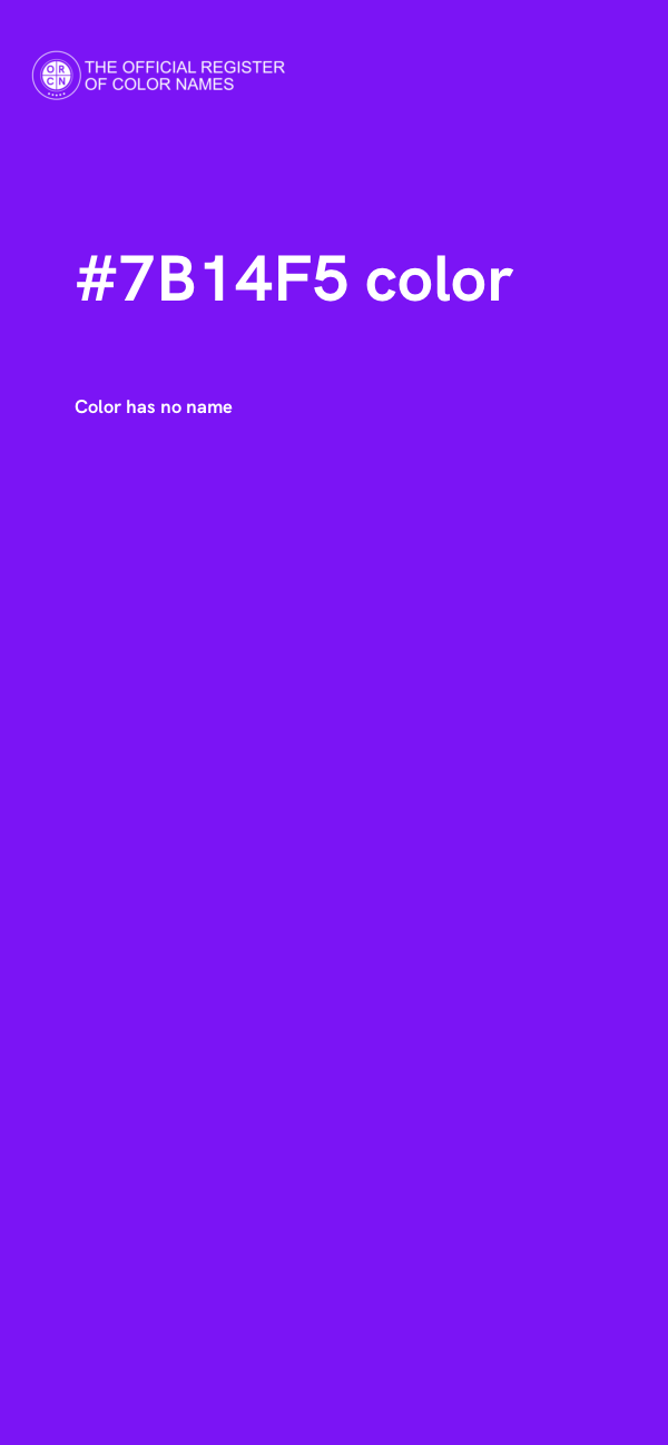 #7B14F5 color image