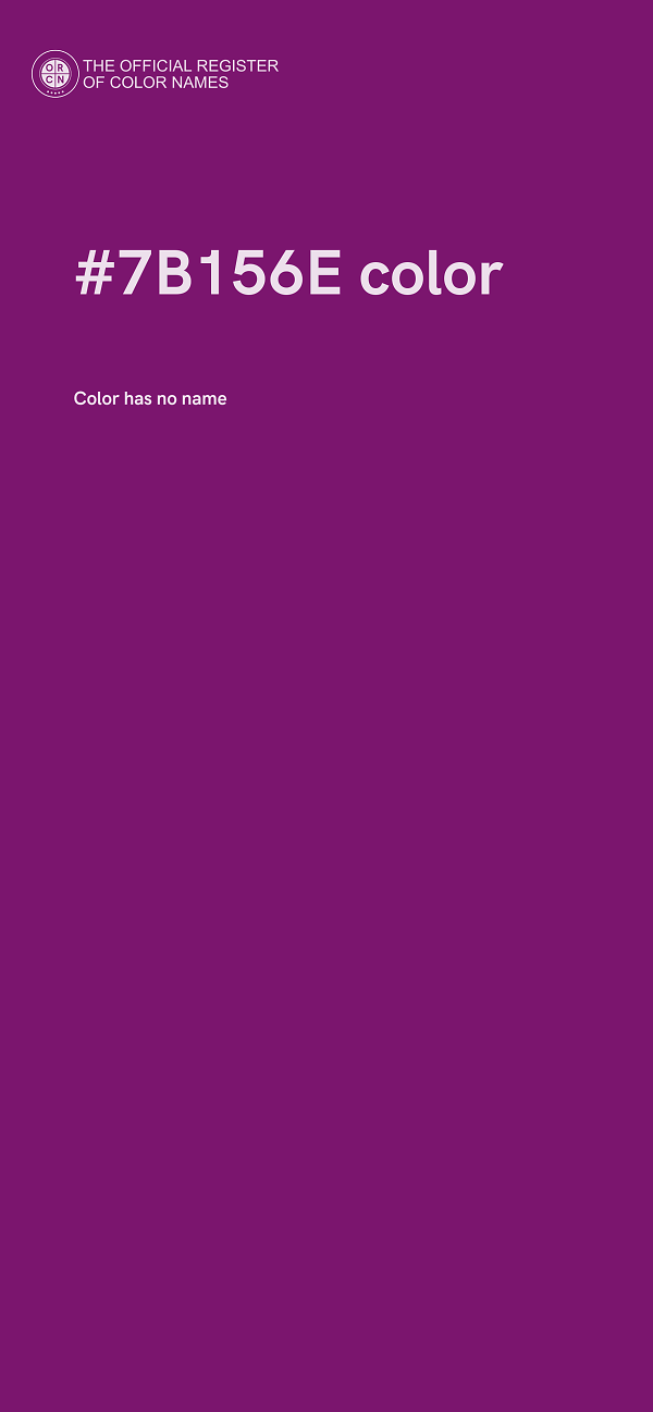 #7B156E color image
