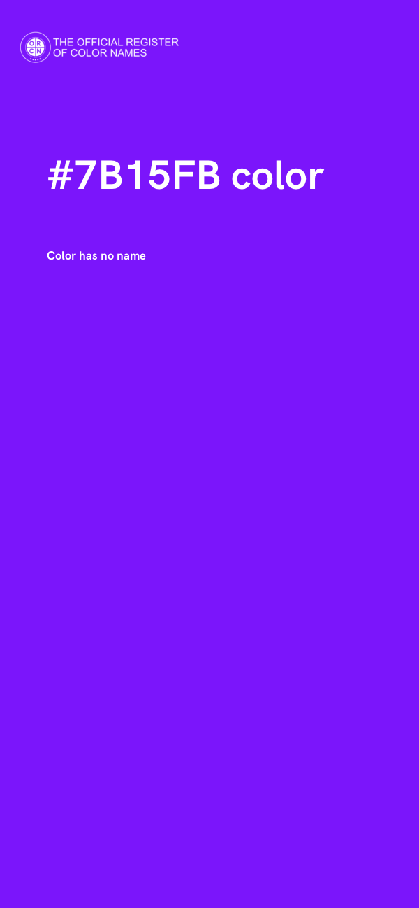 #7B15FB color image