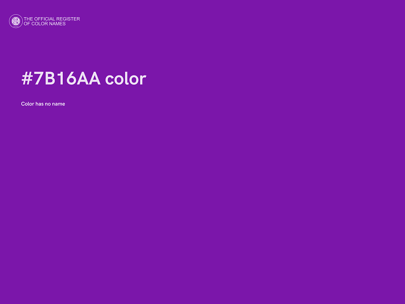 #7B16AA color image