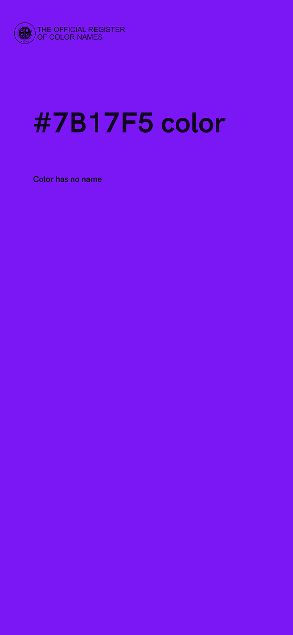 #7B17F5 color image