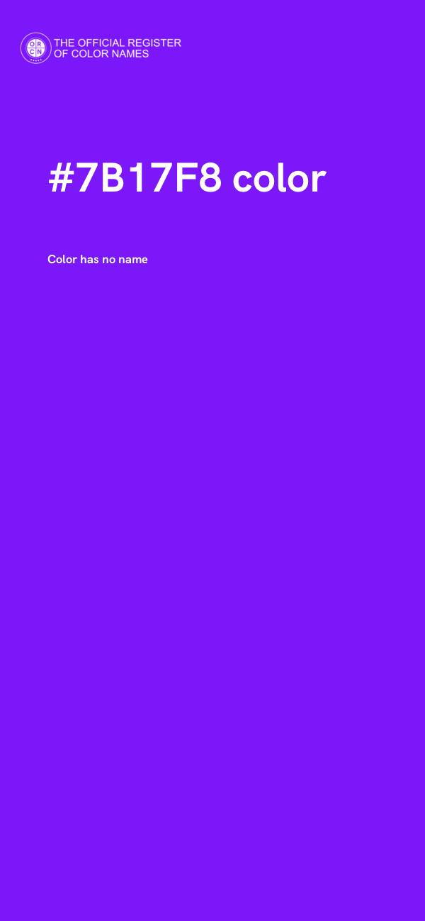 #7B17F8 color image
