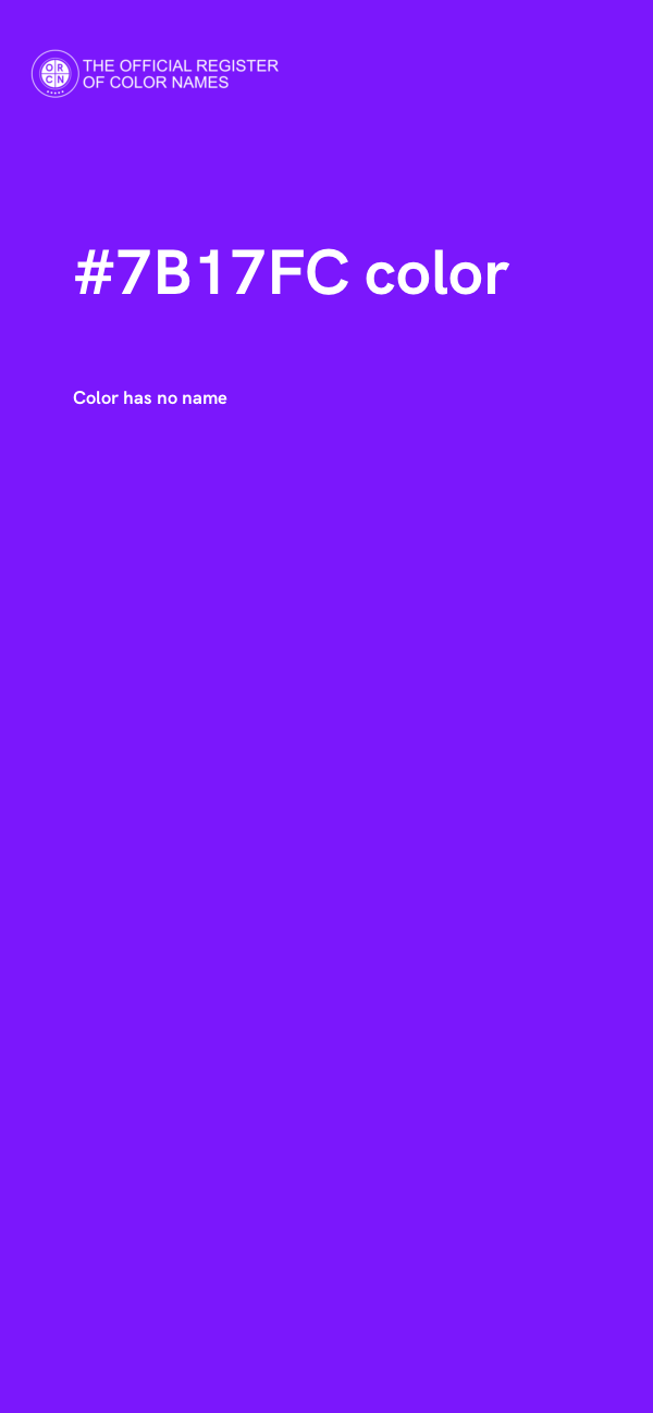 #7B17FC color image