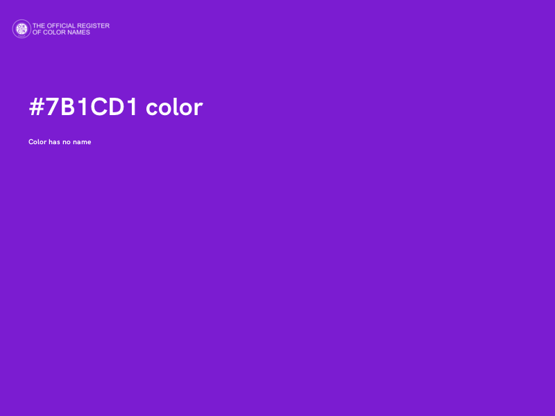 #7B1CD1 color image
