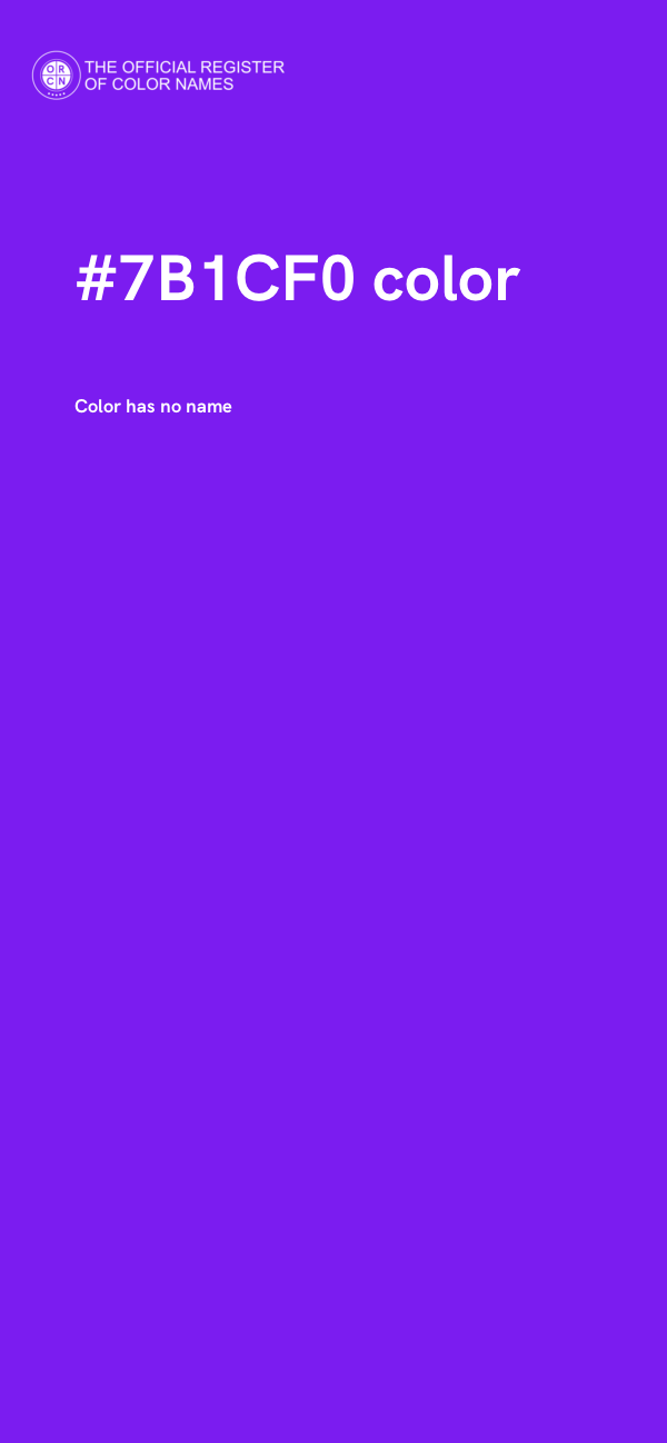 #7B1CF0 color image