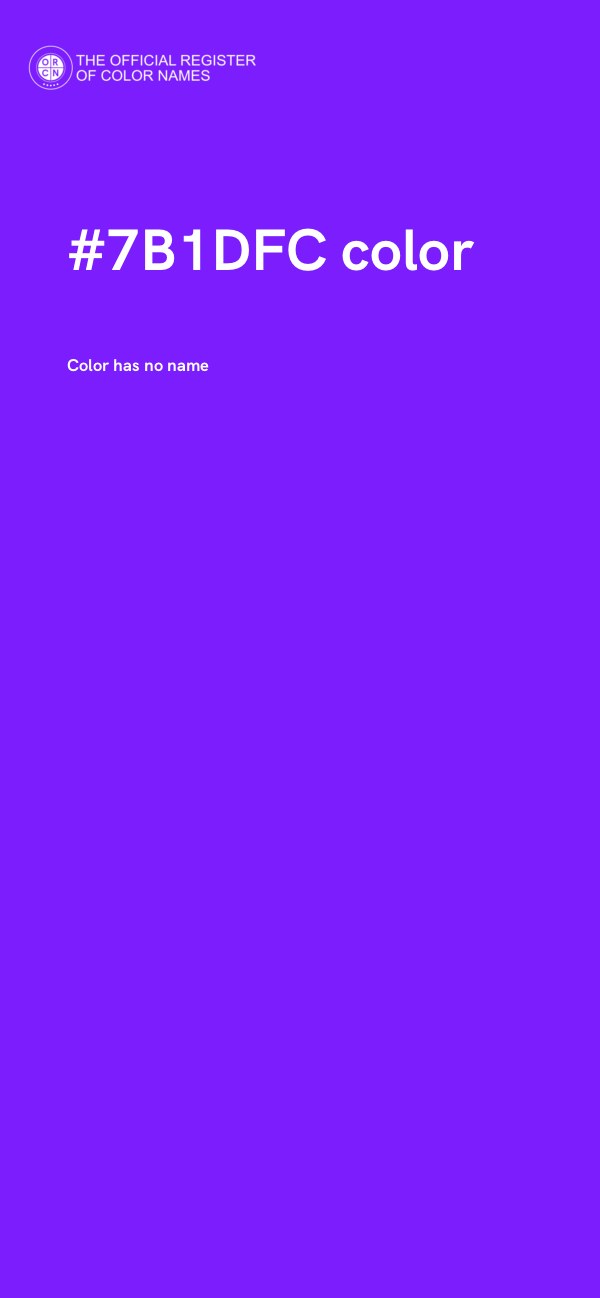 #7B1DFC color image
