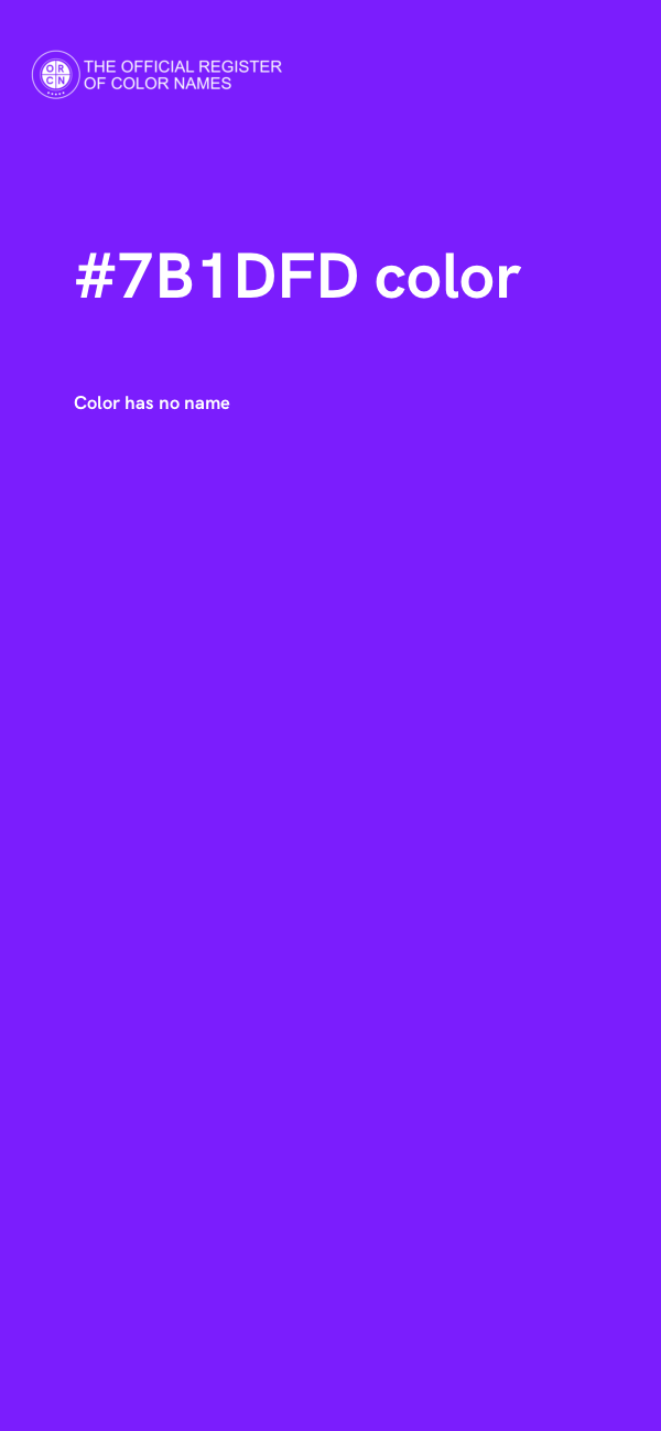 #7B1DFD color image