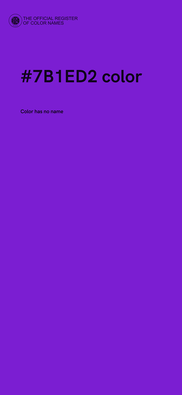 #7B1ED2 color image
