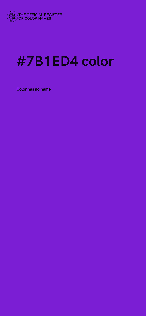 #7B1ED4 color image