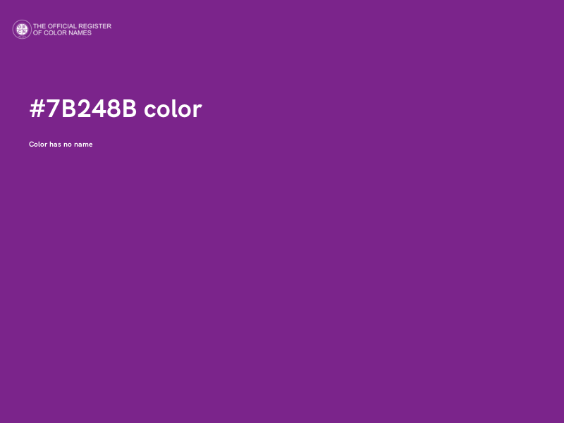 #7B248B color image
