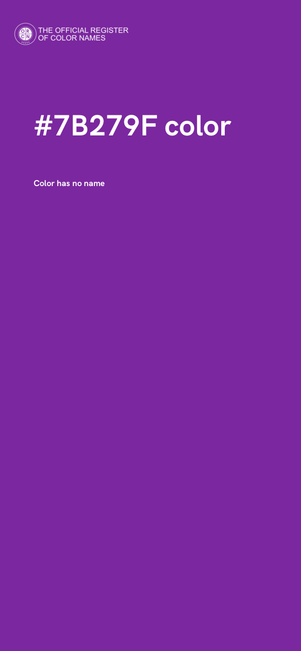 #7B279F color image