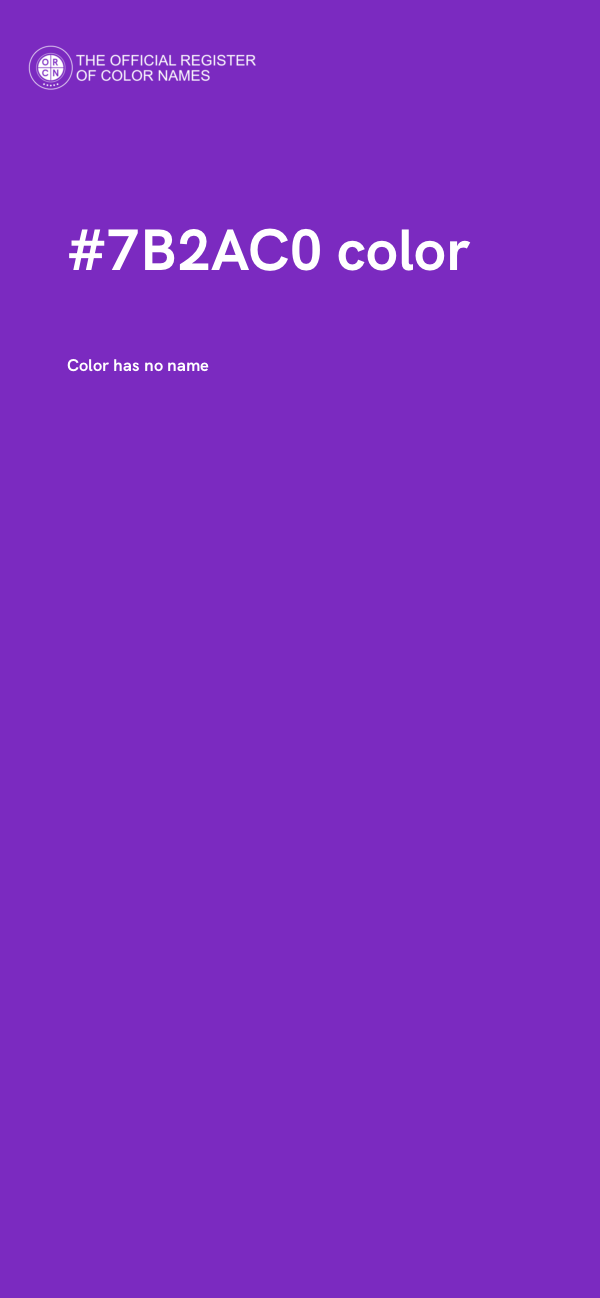 #7B2AC0 color image
