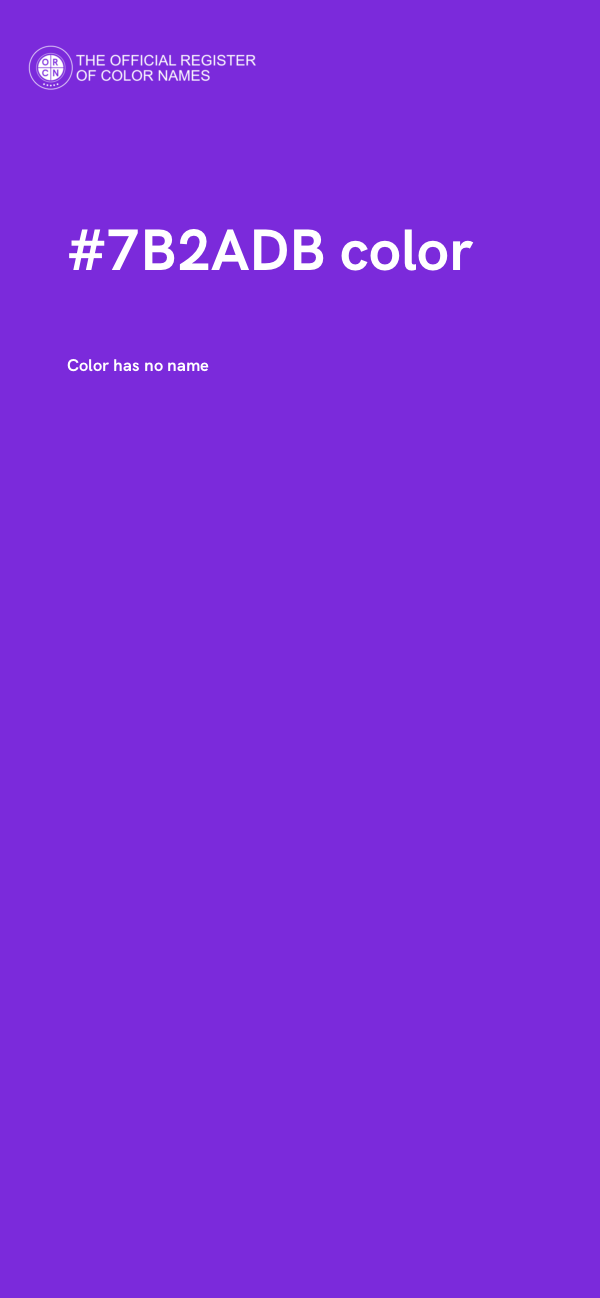 #7B2ADB color image