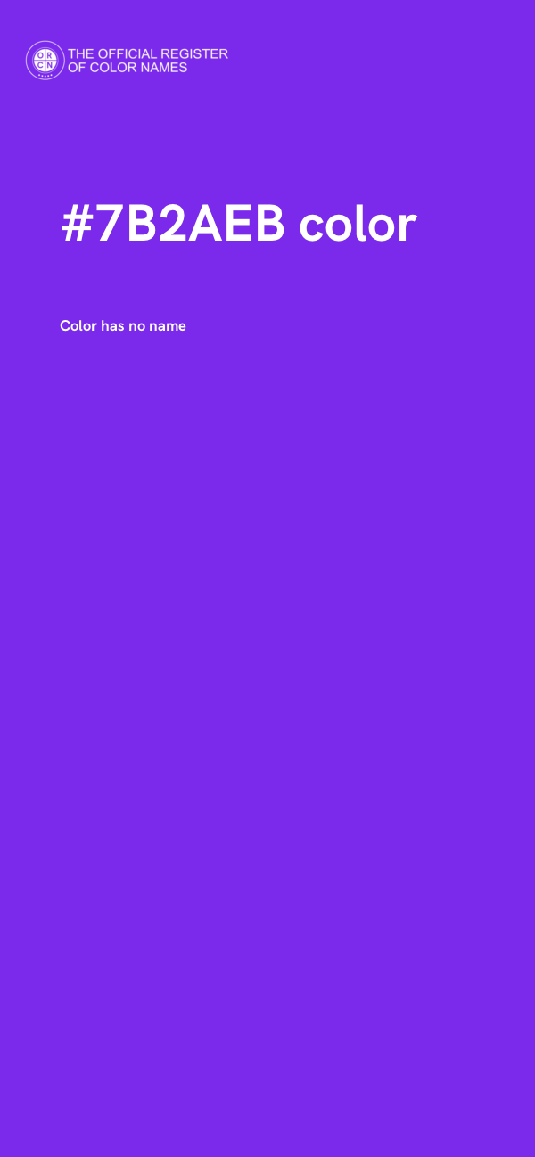 #7B2AEB color image