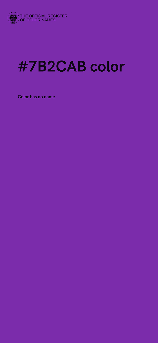 #7B2CAB color image