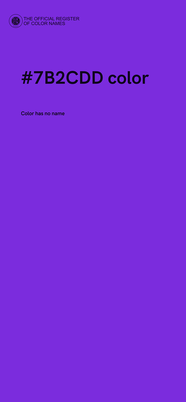 #7B2CDD color image
