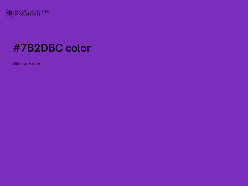 #7B2DBC color image