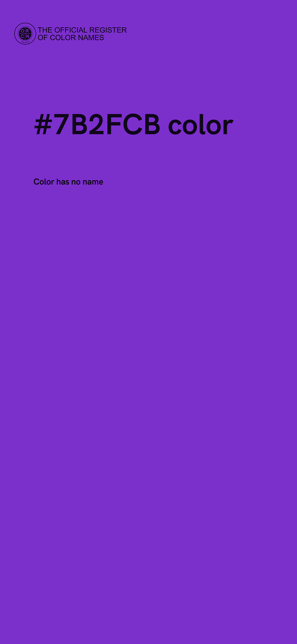 #7B2FCB color image