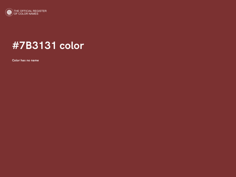#7B3131 color image