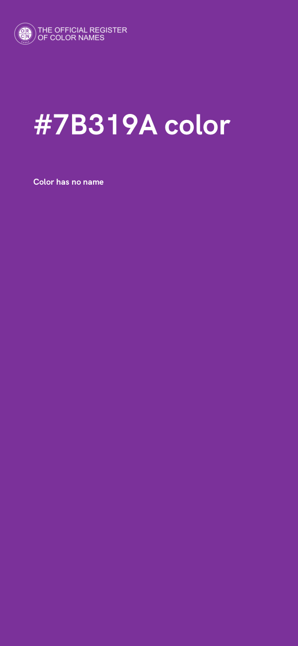 #7B319A color image