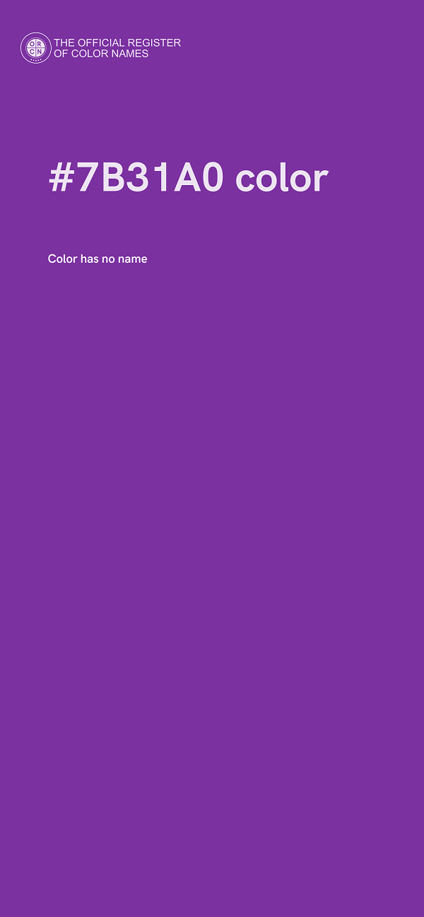 #7B31A0 color image