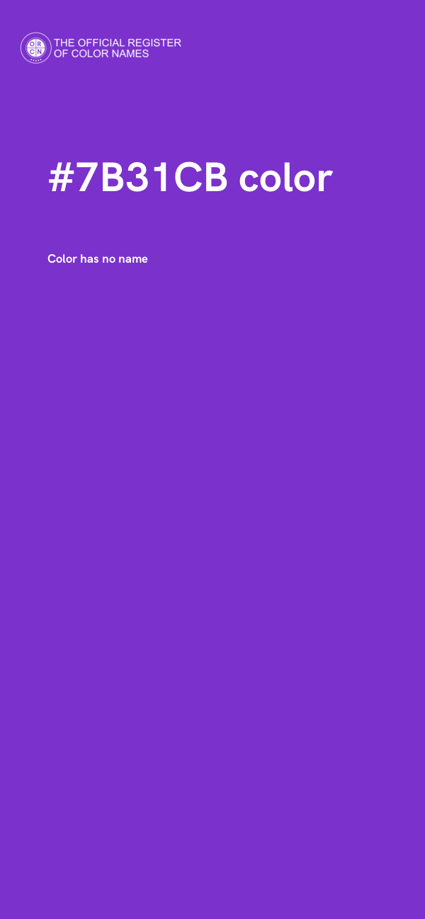 #7B31CB color image