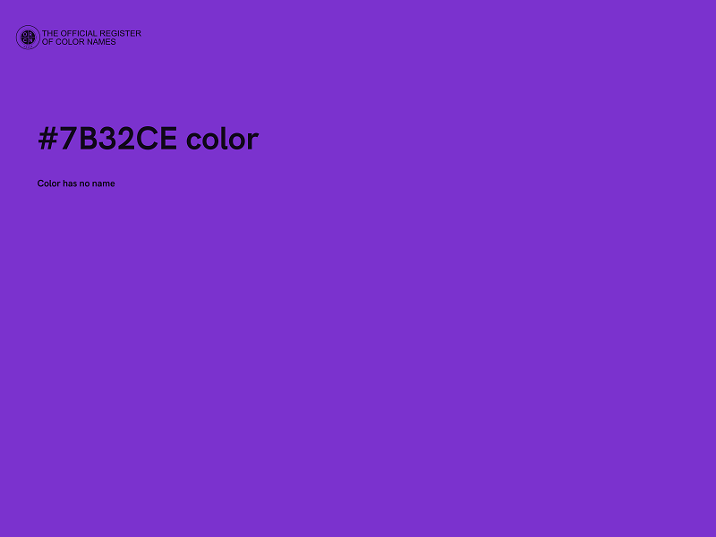 #7B32CE color image