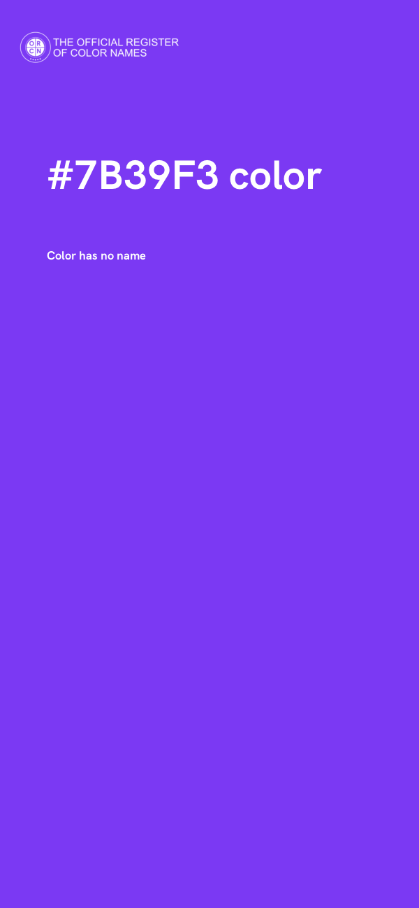 #7B39F3 color image