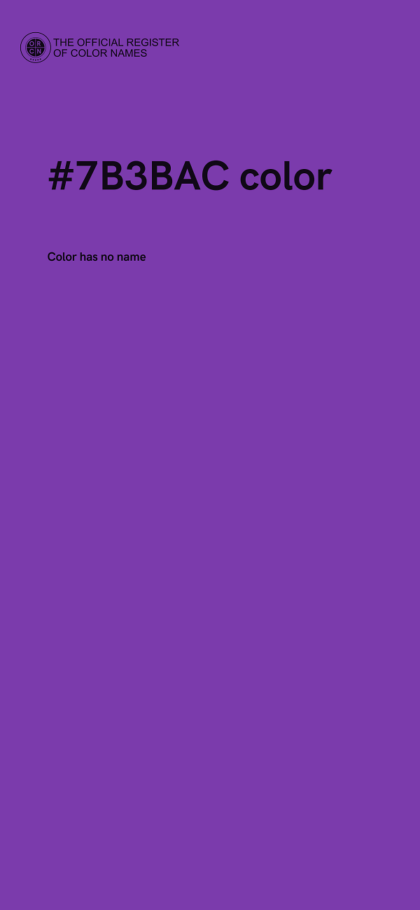 #7B3BAC color image